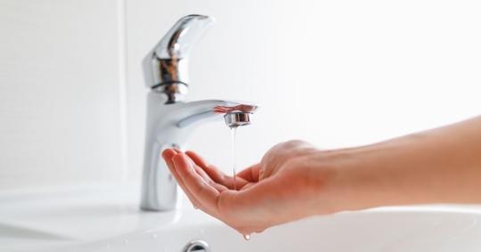 low water pressure from the faucet