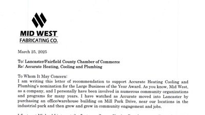 Lancaster/Fairfield County Chamber of Commerce Photo