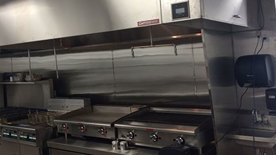 Commercial Kitchen Hood Install Photo